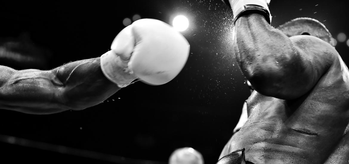 boxing blow punch fist glove