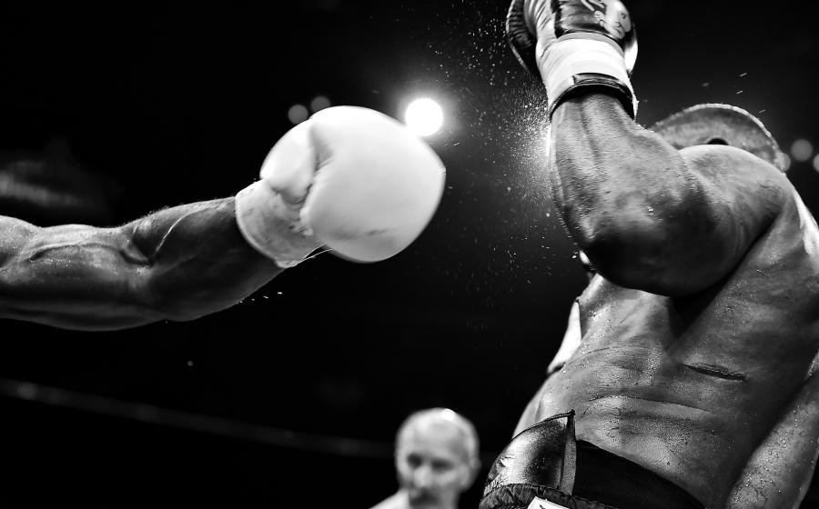 boxing blow punch fist glove