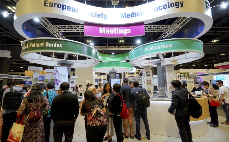 Attendees at ESMO meeting