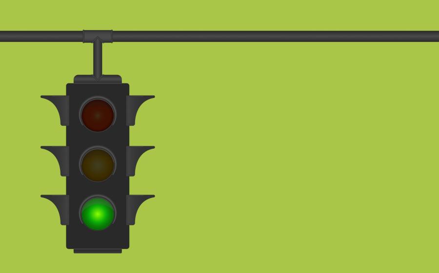 Green traffic light